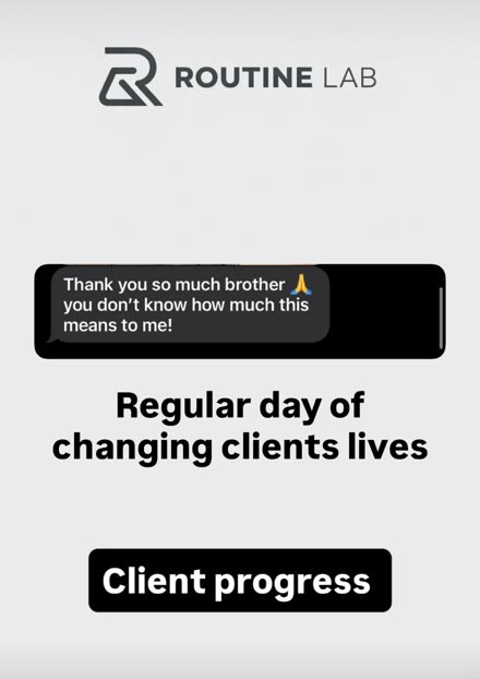 Client message — thank you so much, you do not know how much this means to me